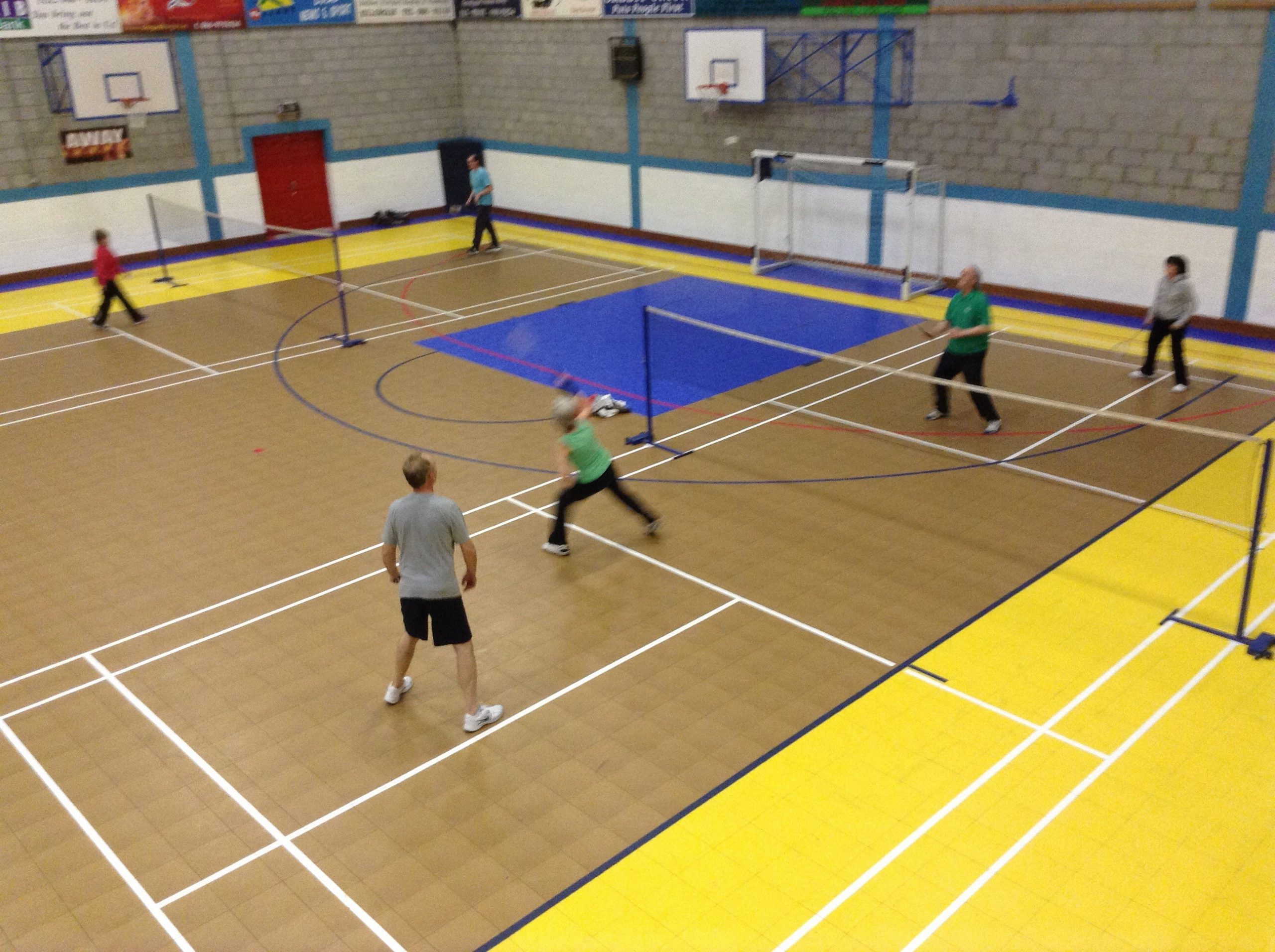 Badminton in Progress