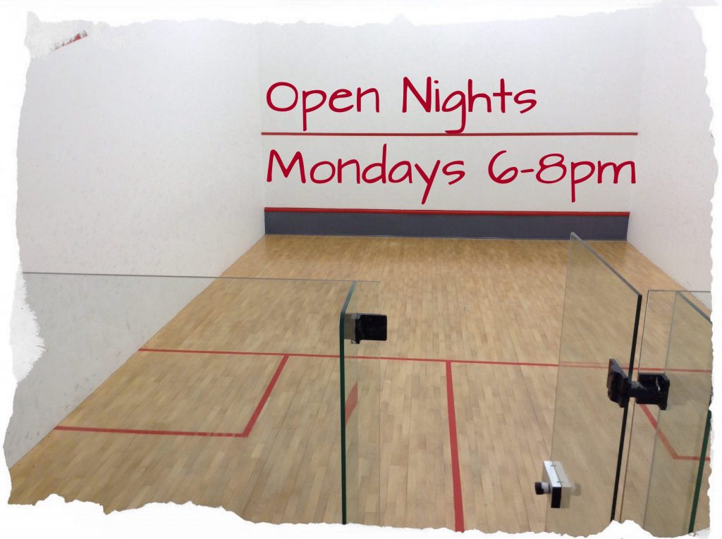 Squash Courts Available